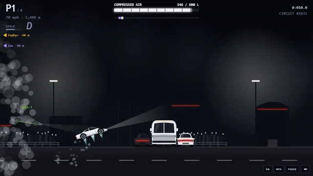 In-game capture of the Demo circuit.